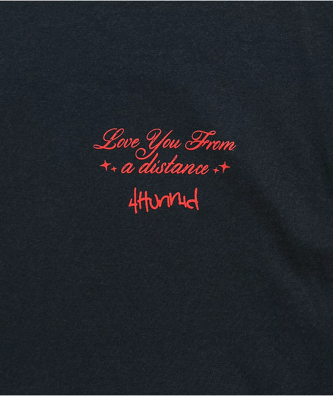 4Hunnid Distance Black T-Shirt - Image 3