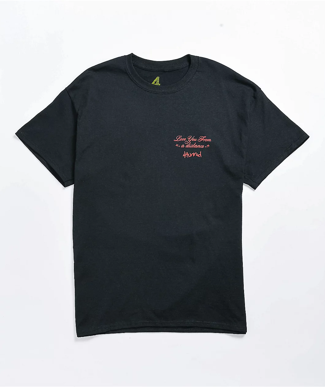 4Hunnid Distance Black T-Shirt - Image 2