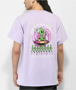 A-Lab We Leave In Peace Lavender T-Shirt