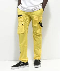 American Stitch Yellow Cargo Pants