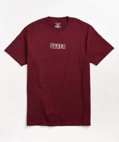 Baker Brand Logo Burgundy T-Shirt