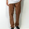 Brixton Choice Orange & Black Plaid Chino Pants