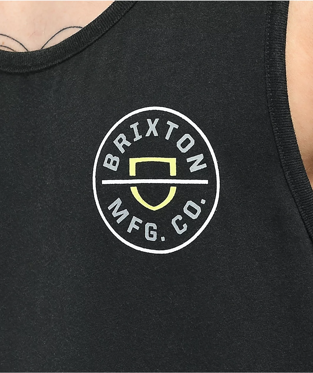 Brixton Crest Black Tank Top - Image 3