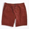 Brixton Madrid II Maroon Corduroy Shorts