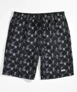 Broken Promises Fortunate Black Board Shorts