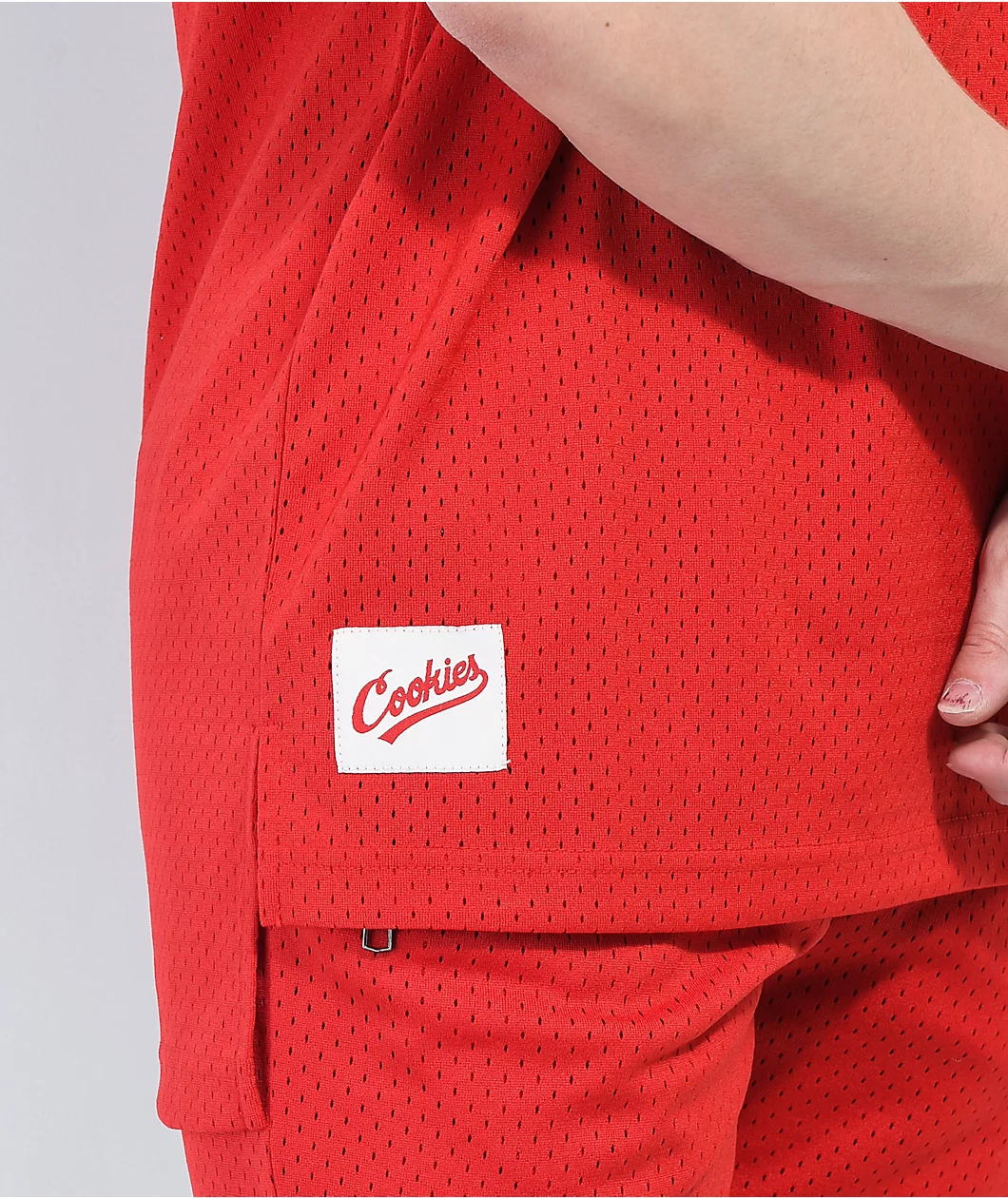 Cookies Puttin In Work Red Basketball Jersey - Image 4
