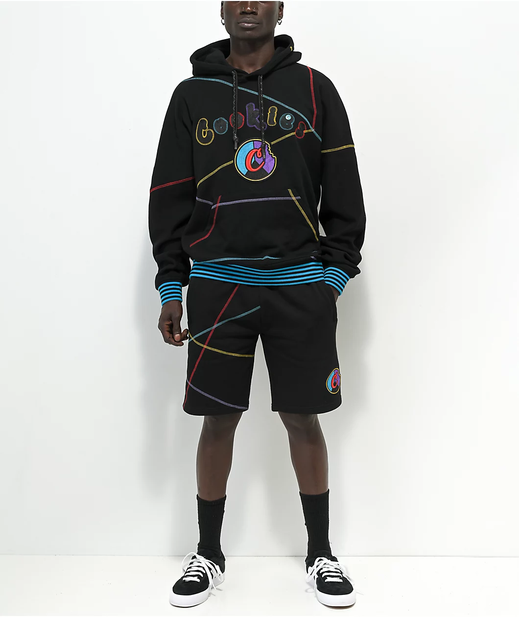 Cookies Show N Prove Black Sweat Shorts - Image 5