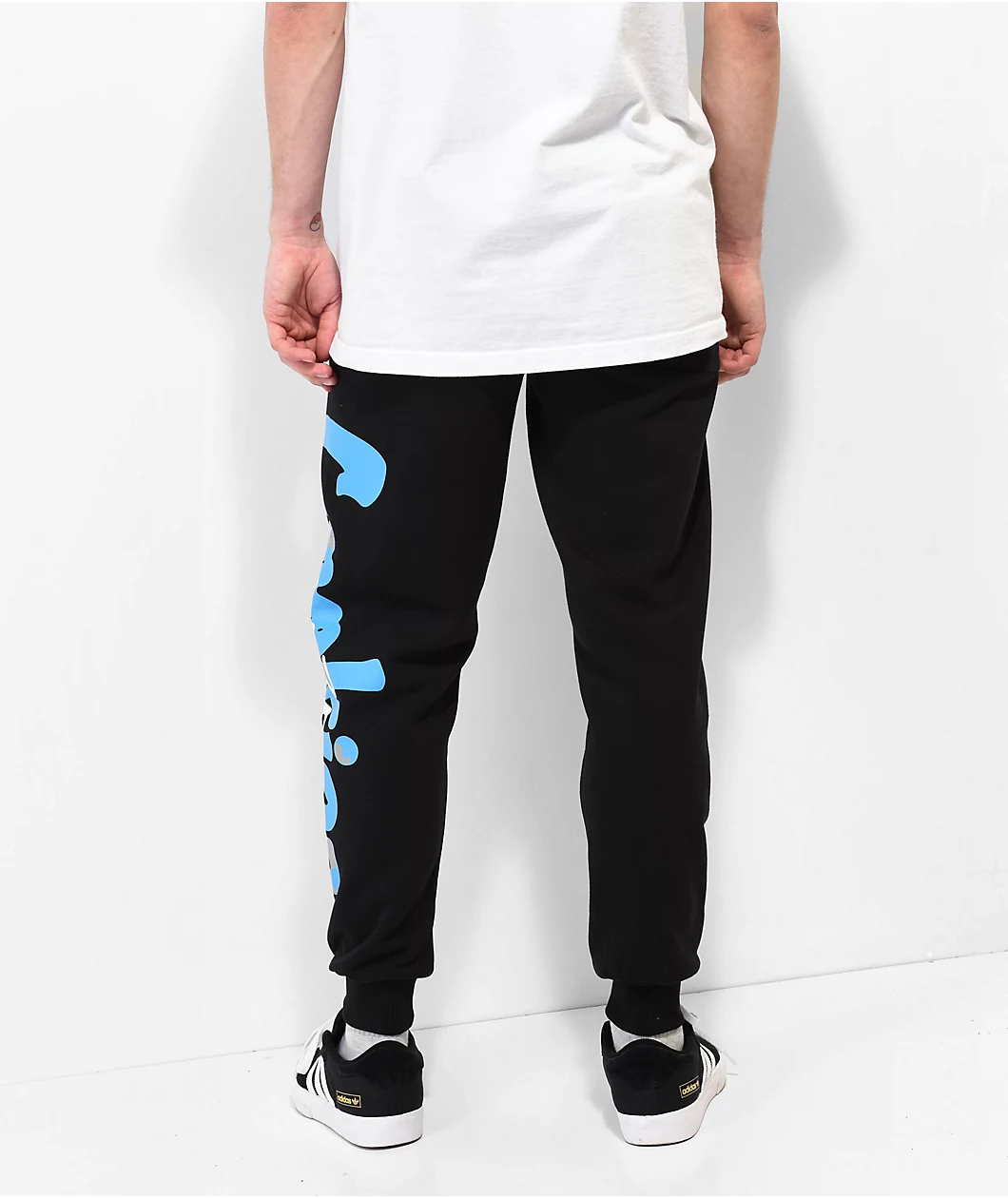 Cookies X OTXBOYZ Graffiti Paint Black Sweatpants - Image 2