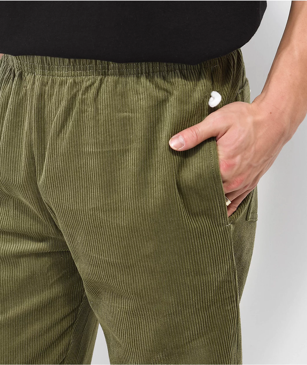 Cookman Khaki Green Corduroy Chef Pants - Image 4