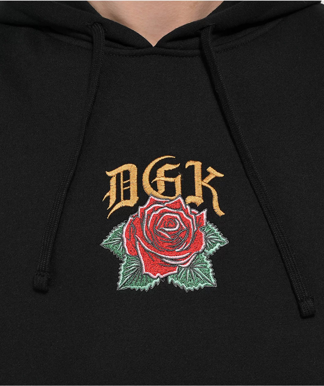 DGK Guadalupe Embroidered Black Hoodie - Image 3