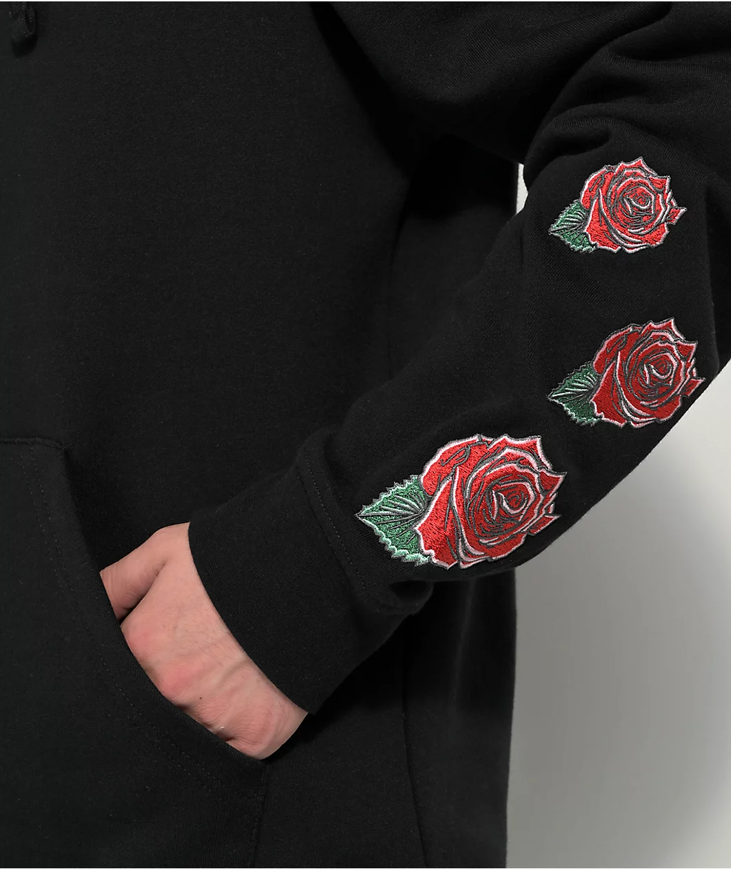 DGK Guadalupe Embroidered Black Hoodie - Image 4
