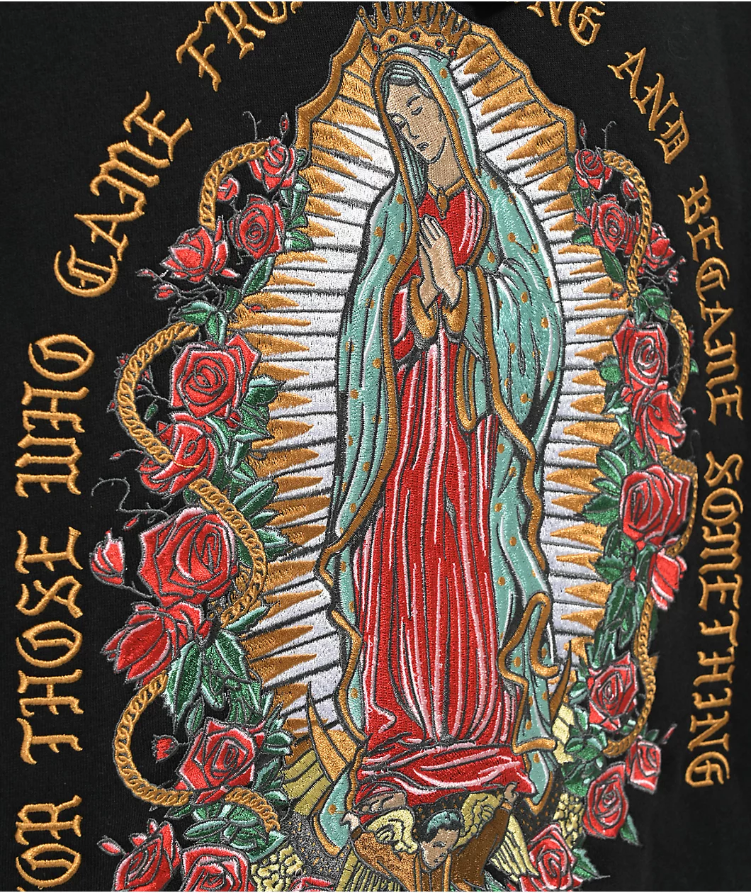 DGK Guadalupe Embroidered Black Hoodie - Image 6