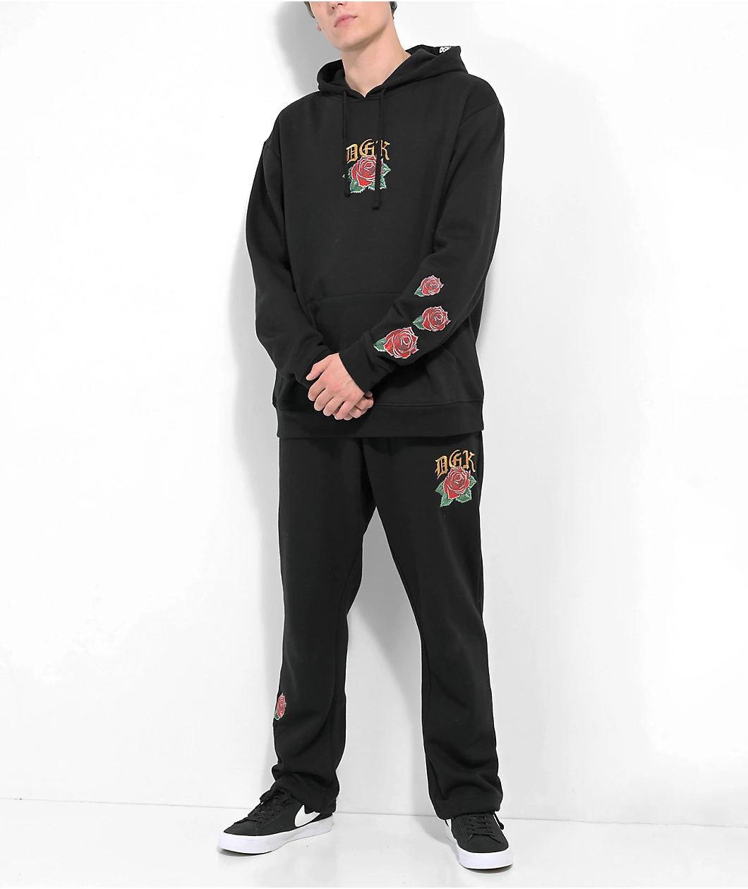 DGK Guadalupe Embroidered Black Hoodie - Image 7