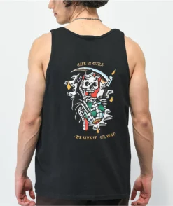 Dark Seas Take Over Black Tank Top