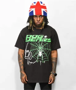 Dog Years Spider Web Black T-Shirt