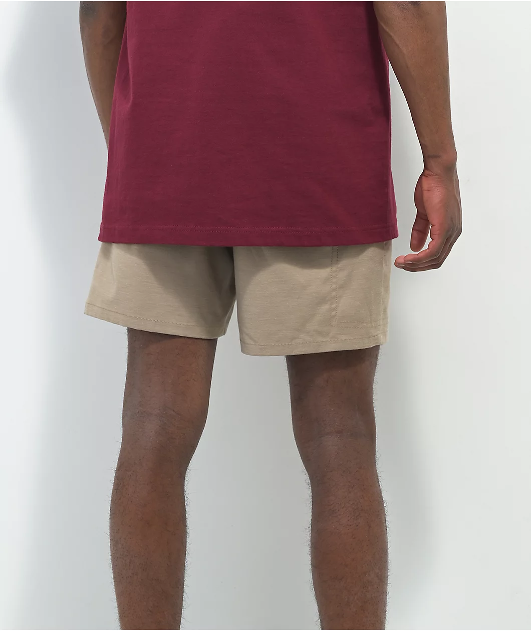 Dravus Crow Khaki Hybrid Shorts - Image 3