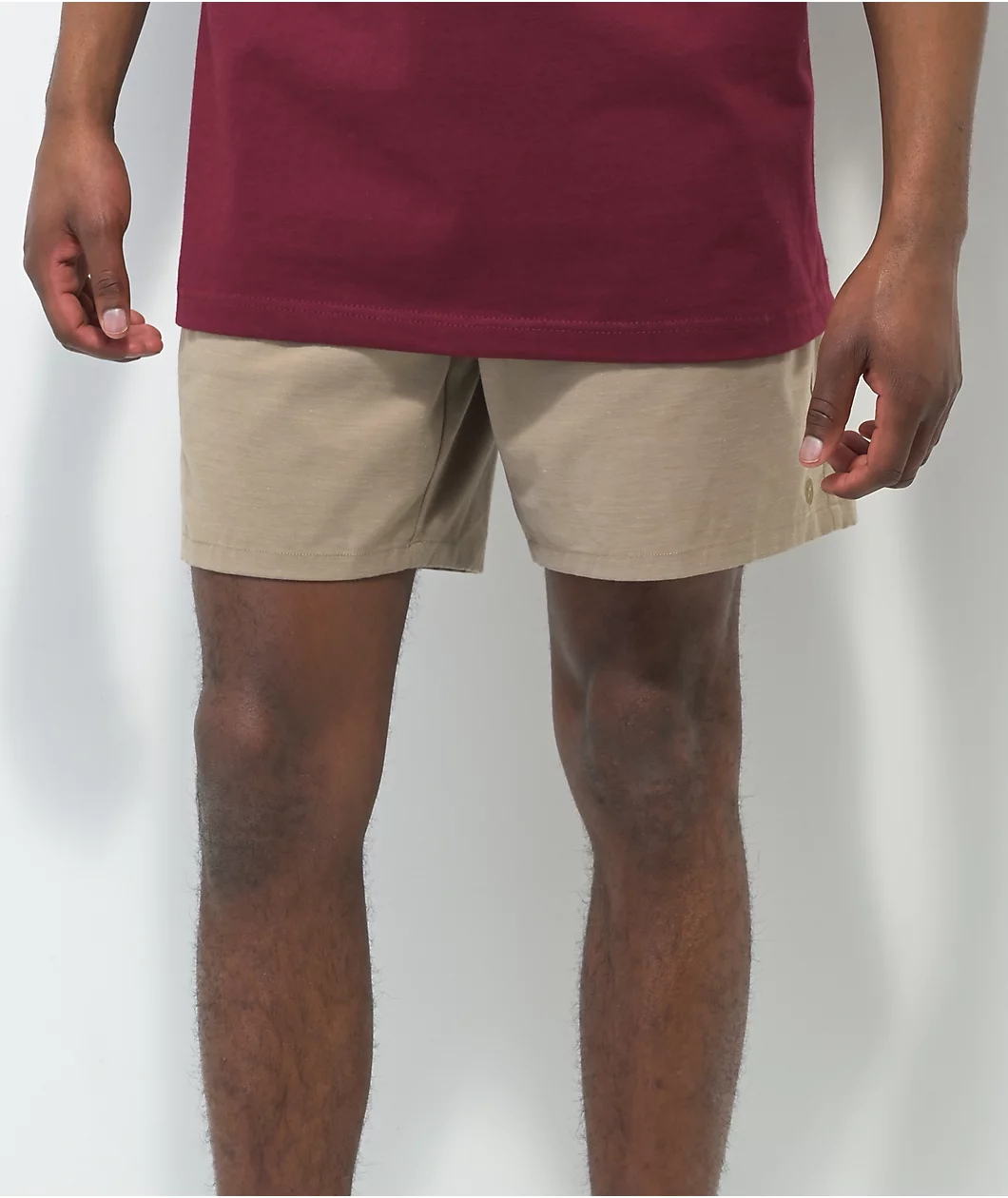 Dravus Crow Khaki Hybrid Shorts - Image 2