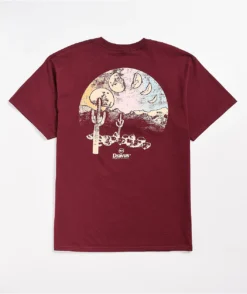Dravus Many Moons Maroon T-Shirt