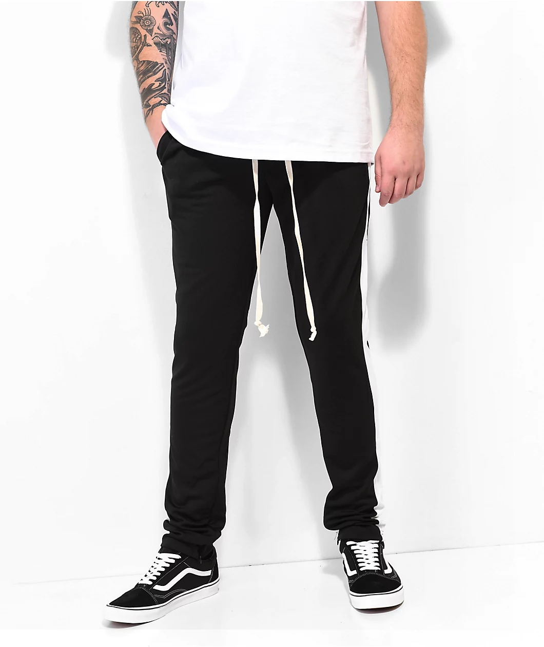 EPTM Black & White Track Pants - Image 6