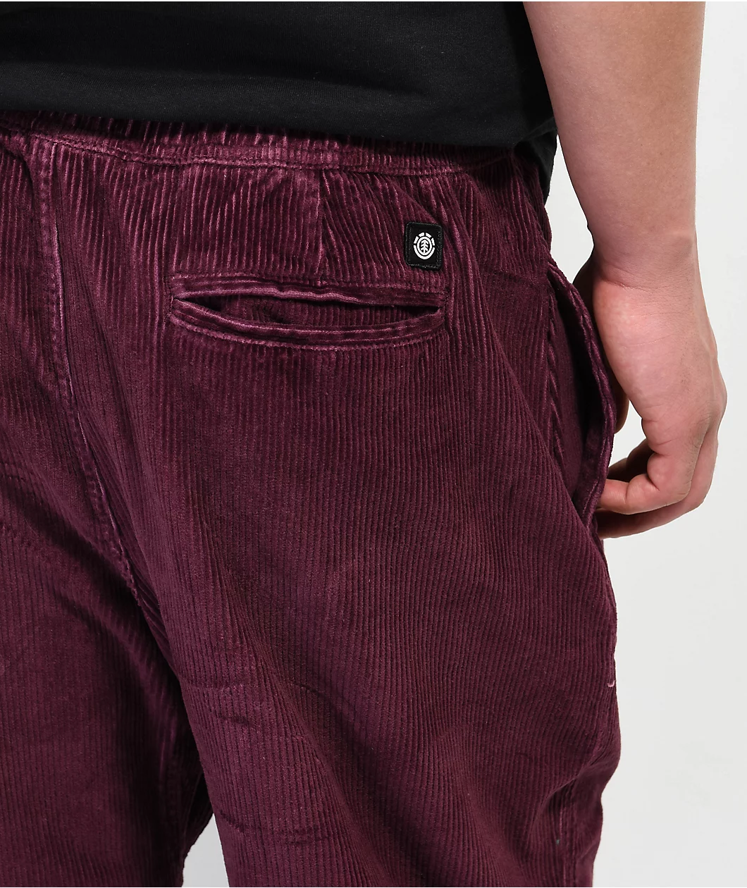 Element Chillin Wine Corduroy Pants - Image 6