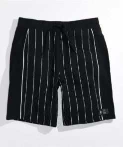 Empyre Chuck Black Pinstripe Shorts