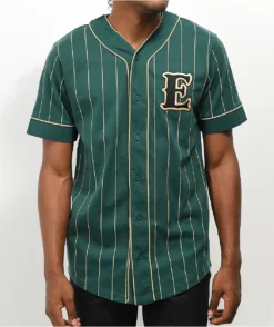 Empyre Chuck Green Striped Baseball Jersey