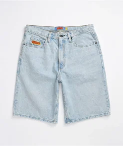 Empyre Colby Loose Fit Denim Skate Shorts