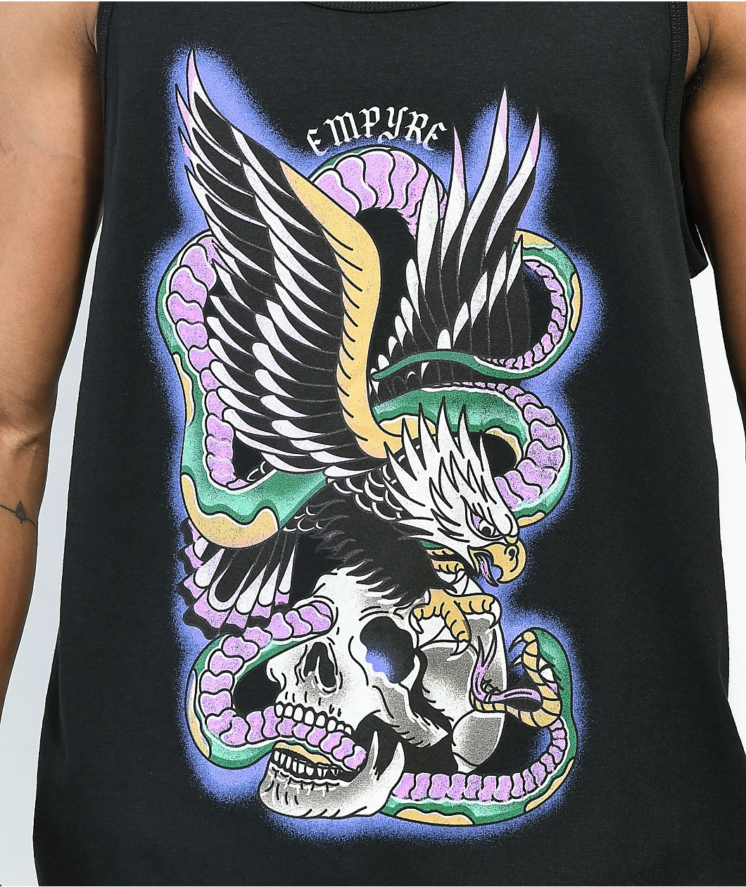 Empyre Death & Dishonor Black Tank Top - Image 2