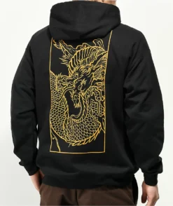 Empyre Golden Dragon Black Hoodie