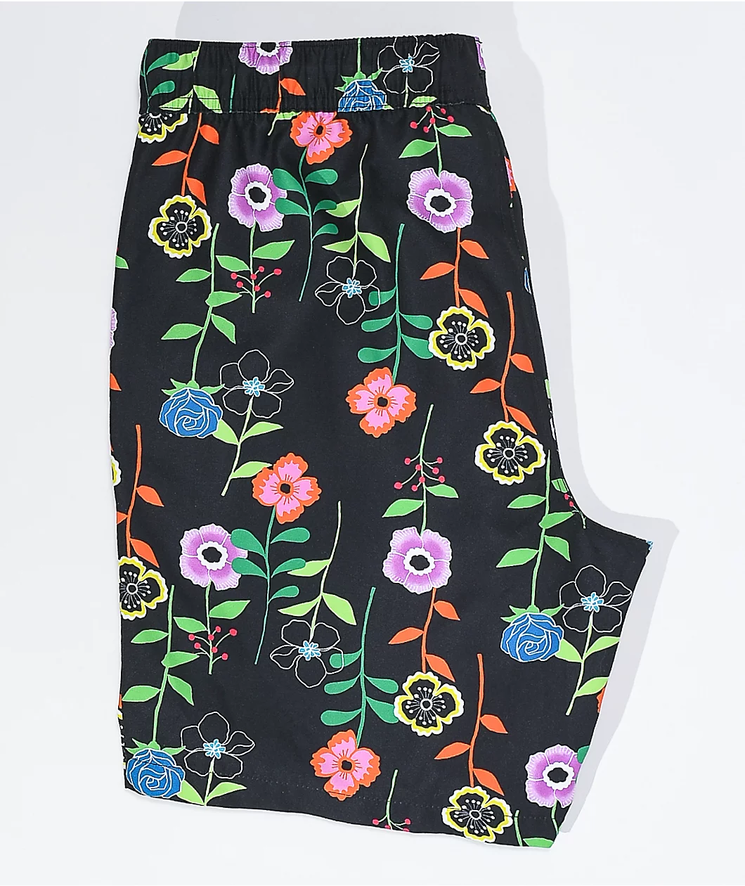 Empyre Grom Floral Black Board Shorts - Image 5