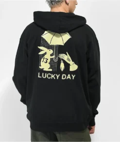 Empyre Lucky Day Black Zip Hoodie