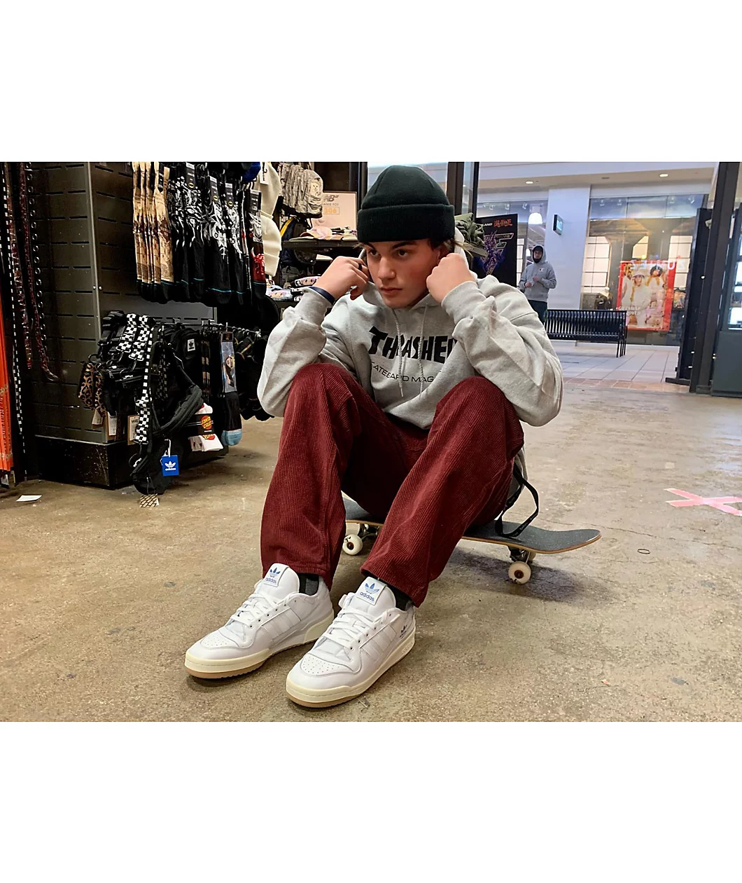 Empyre Skate Burgundy Corduroy Pants - Image 5