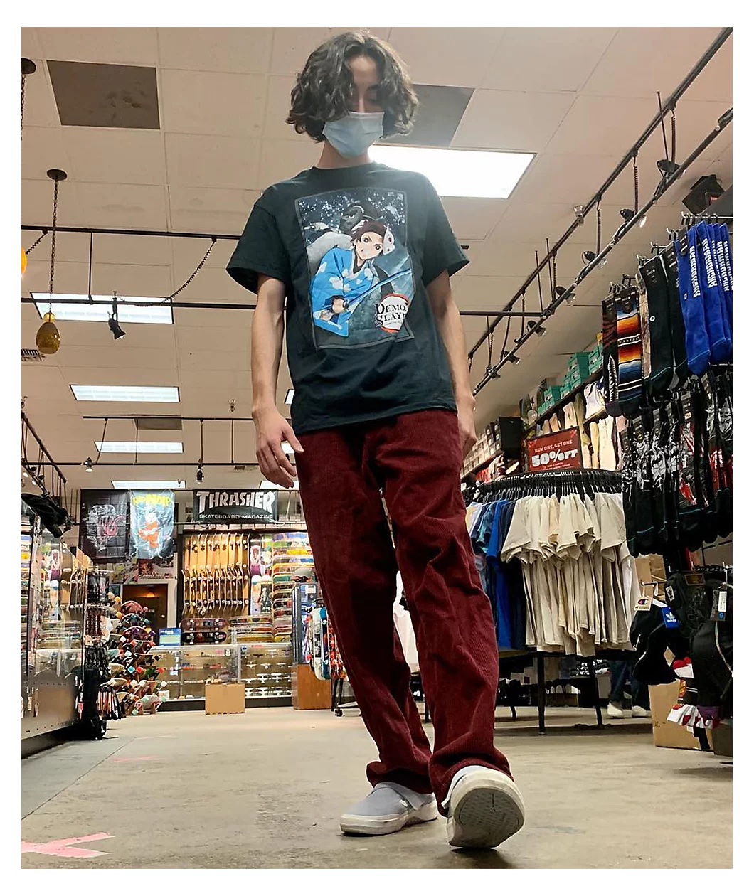 Empyre Skate Burgundy Corduroy Pants - Image 6