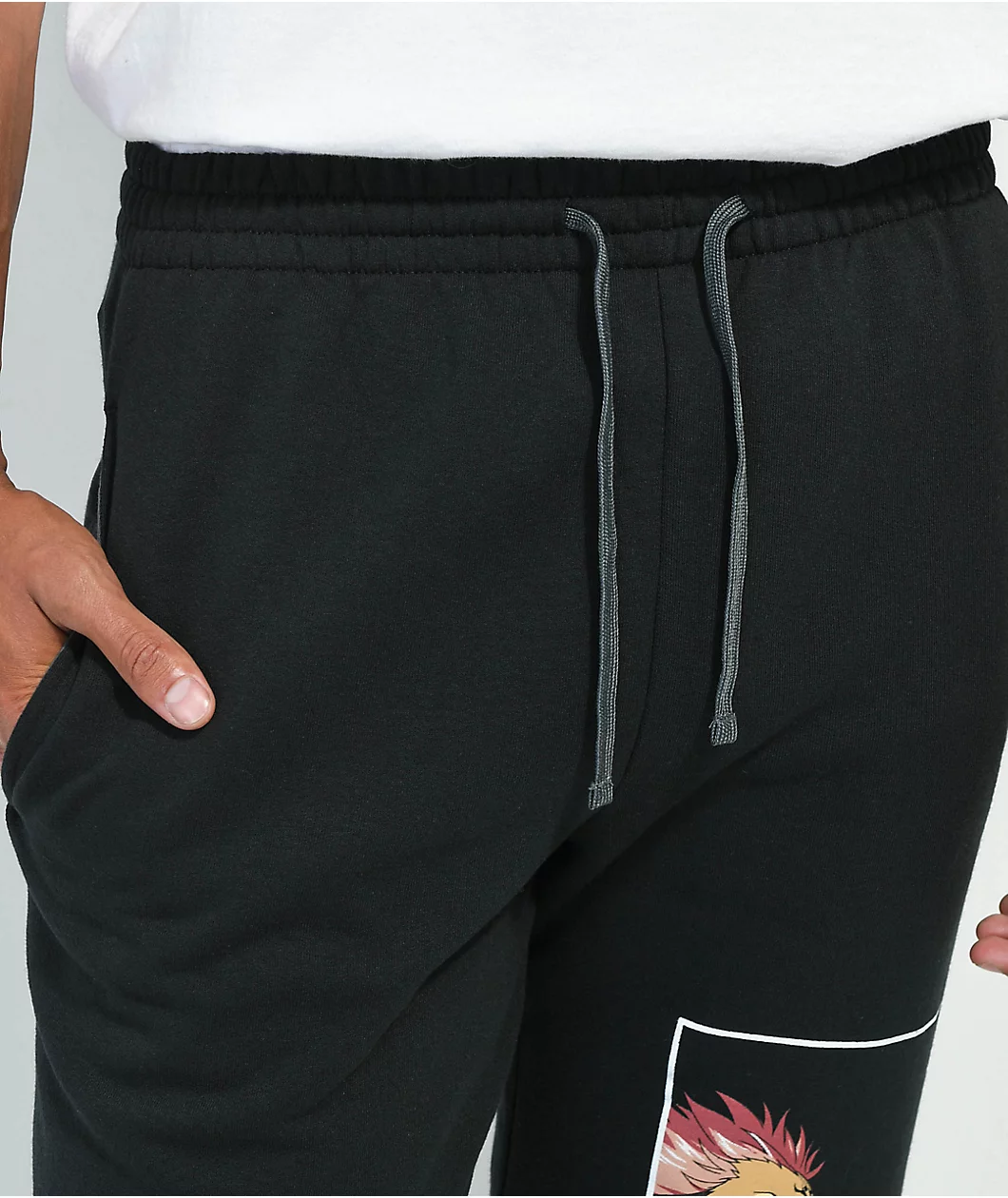 Episode X Jujutsu Kaisen Ryomen Sukuna Black Sweatpants - Image 4