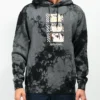 Episode X Jujutsu Kaisen Stacked Black Tie Dye Hoodie