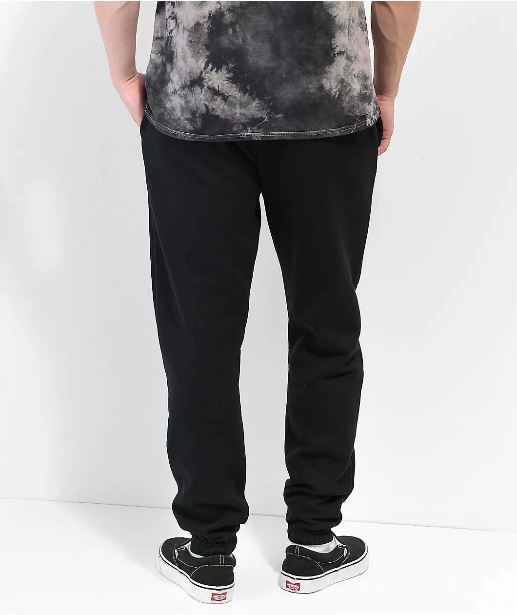 Episode X Jujutsu Kaisen Standing Gojo Black Sweatpants - Image 2