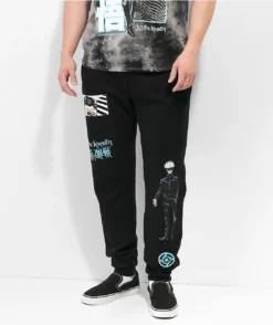 Episode X Jujutsu Kaisen Standing Gojo Black Sweatpants