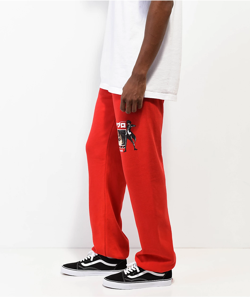 Episode X That Time I Got Reincarnated As A Slime Diablo Stance Red Sweatpants - Image 3