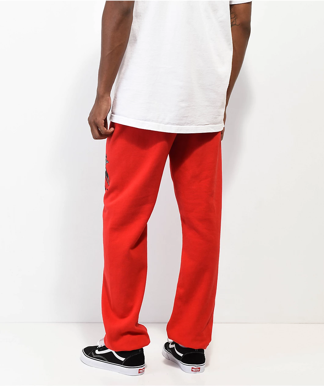 Episode X That Time I Got Reincarnated As A Slime Diablo Stance Red Sweatpants - Image 2