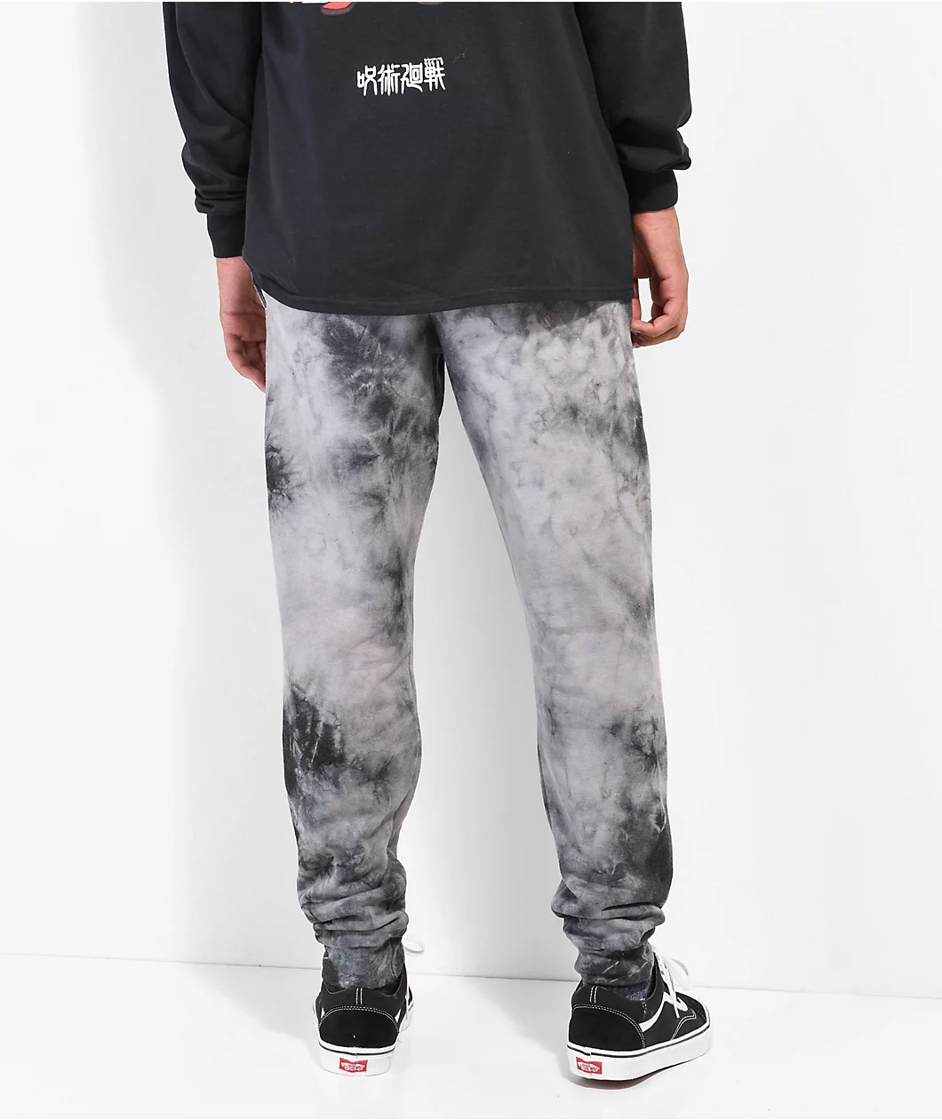 Episode X Jujutsu Kaisen Black Tie Dye Sweatpants - Image 2