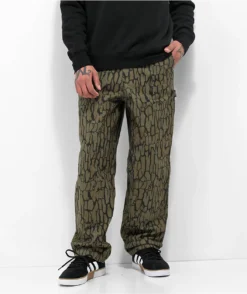 HUF Gilman Double Knee Camo Carpenter Pants