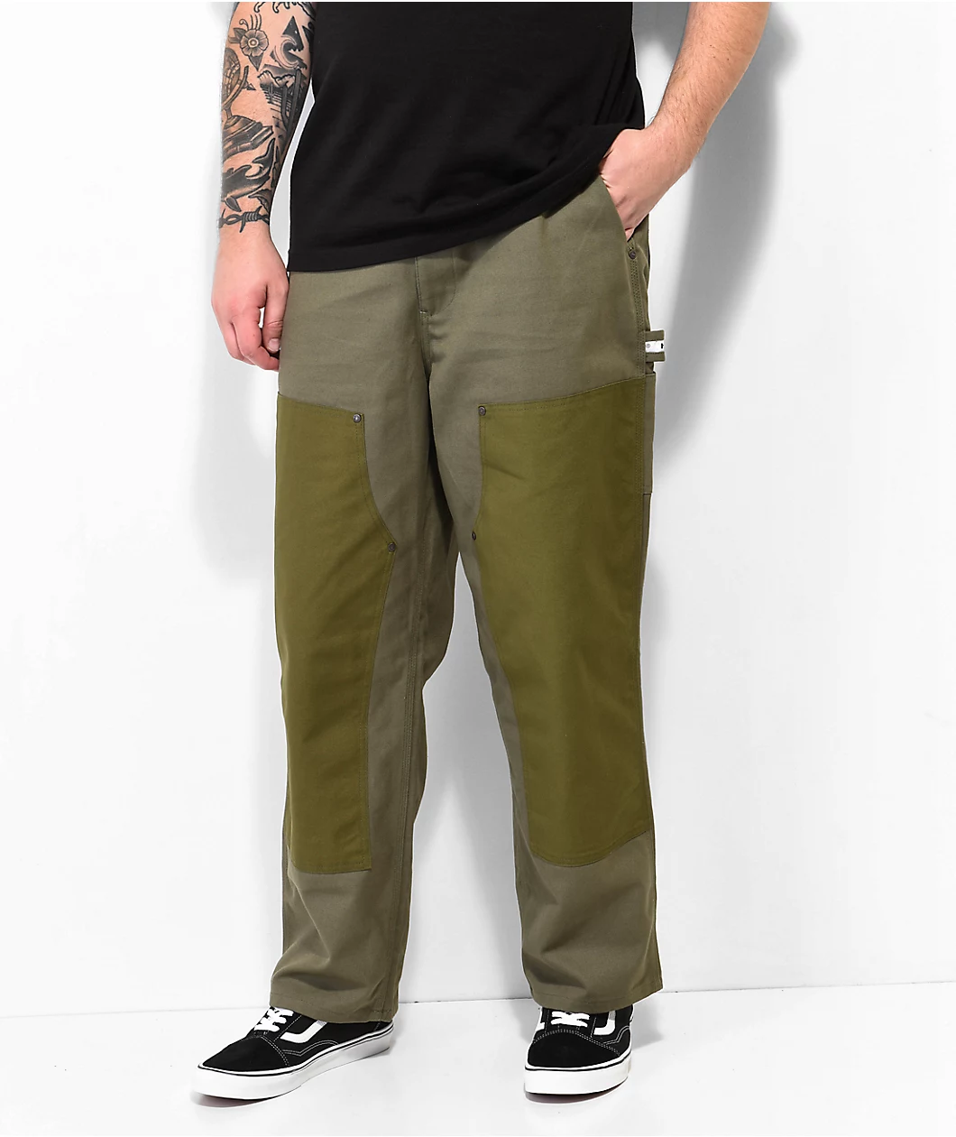 HUF Gilman Olive Utility Pants - Image 3