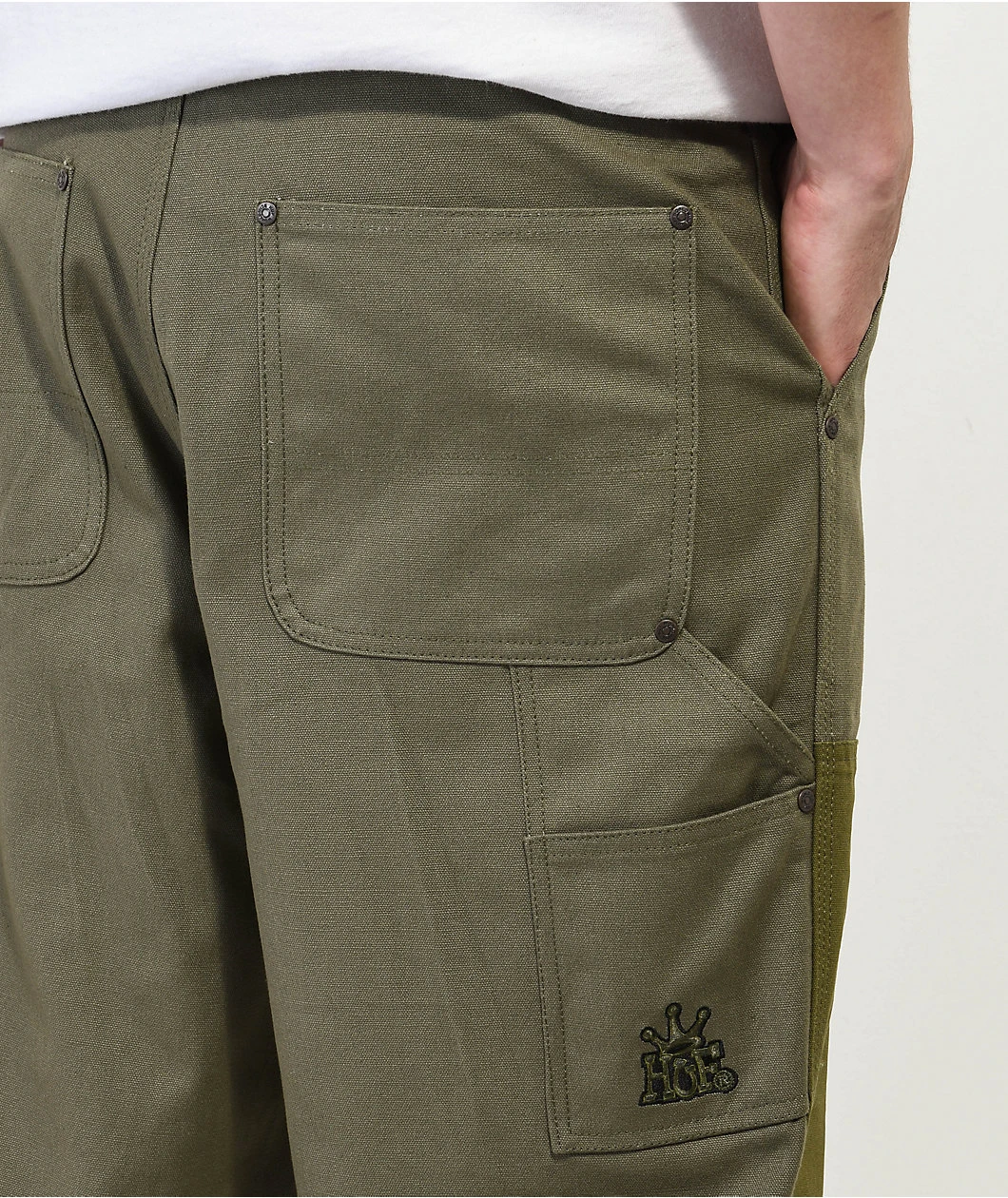 HUF Gilman Olive Utility Pants - Image 6