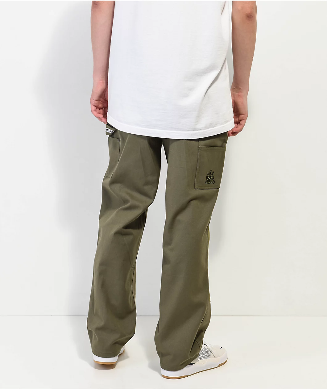HUF Gilman Olive Utility Pants - Image 2