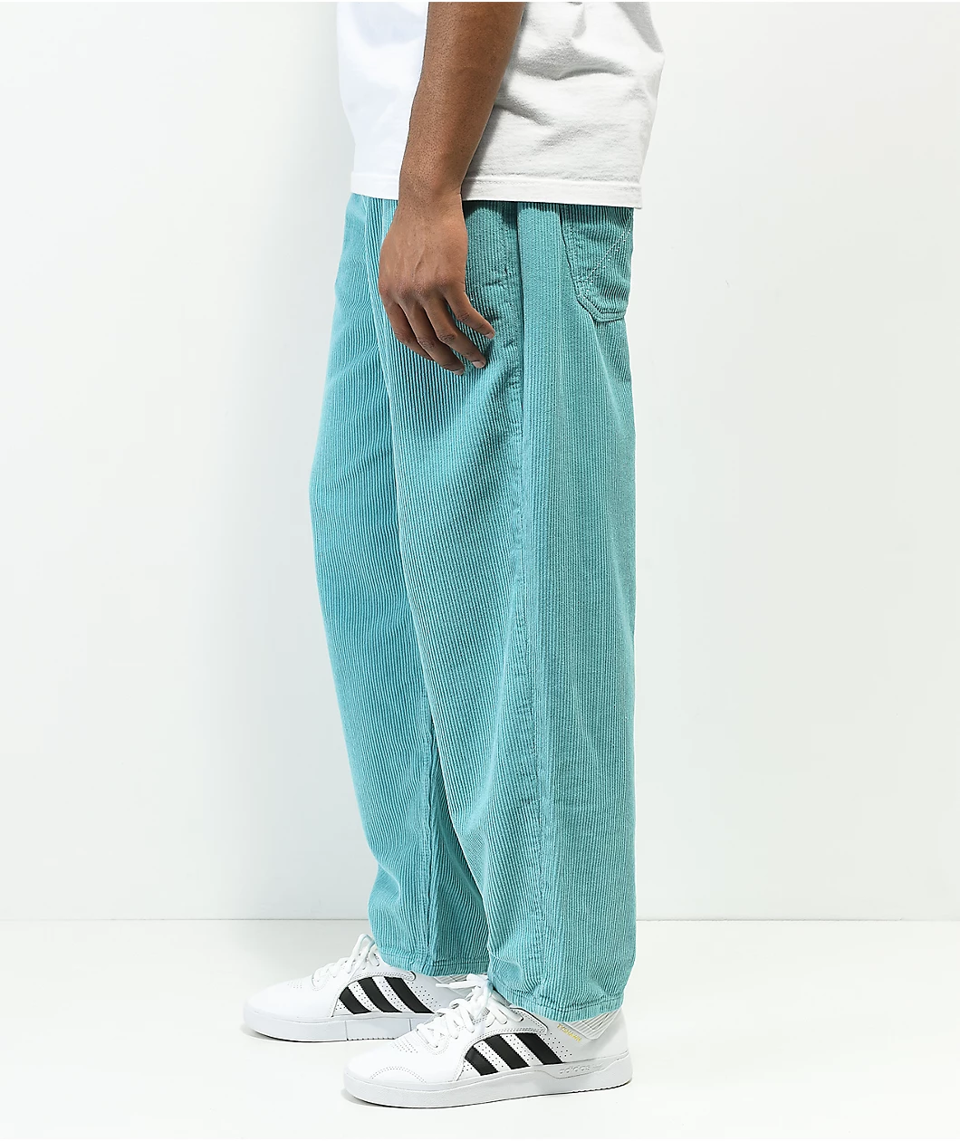 Homeboy X-tra Monster Blue Corduroy Pants - Image 3