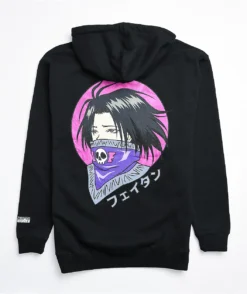 Hypland X Hunter X Hunter Feitan Black Hoodie