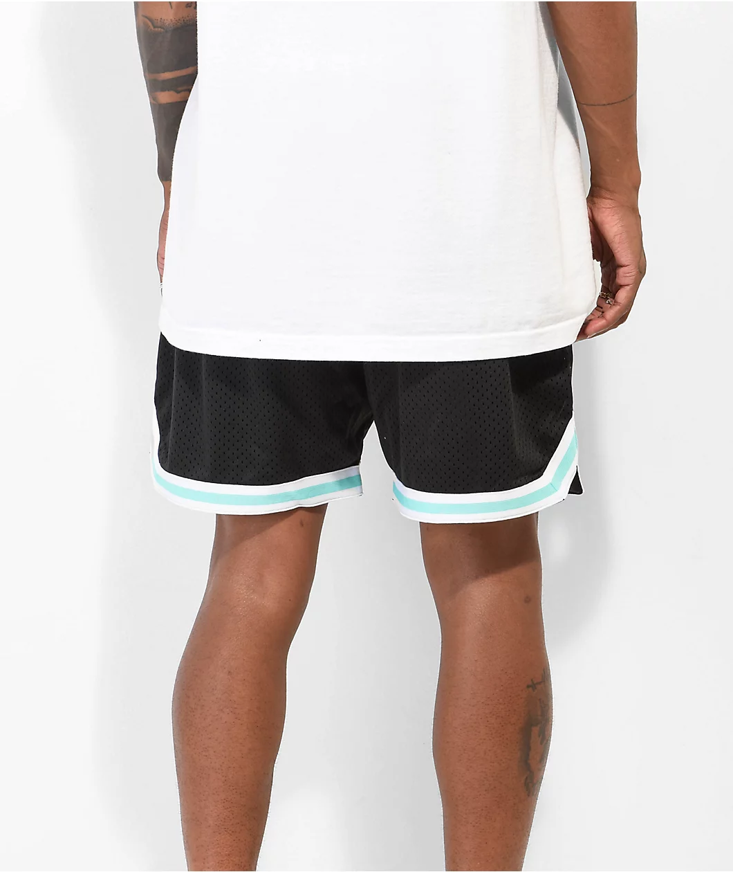 Key Street Black Basketball Shorts - Image 3