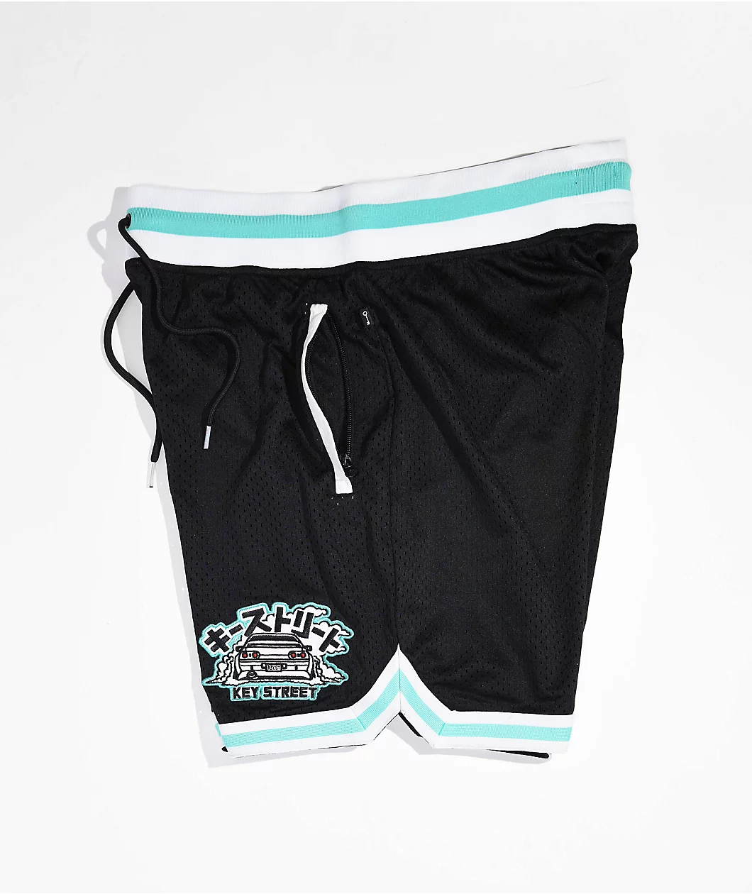 Key Street Black Basketball Shorts - Image 4