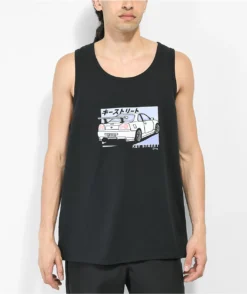 Key Street Kaiju Black Tank Top