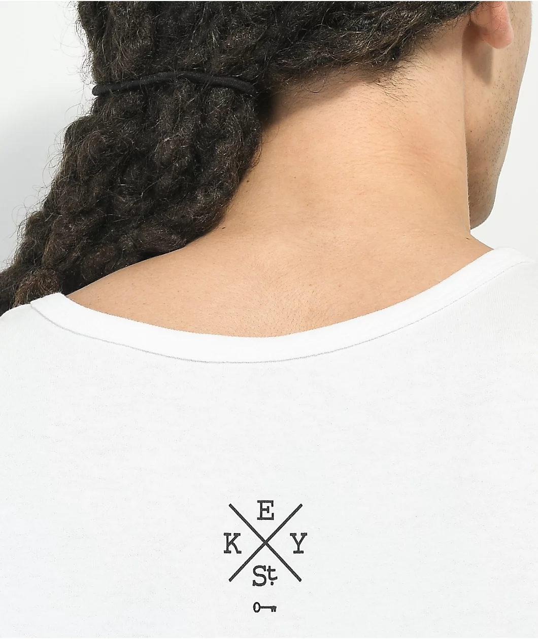 Key Street Kaiten White Tank Top - Image 3